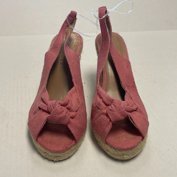Talbots pink sling back espadrilles - Picture 3 of 6